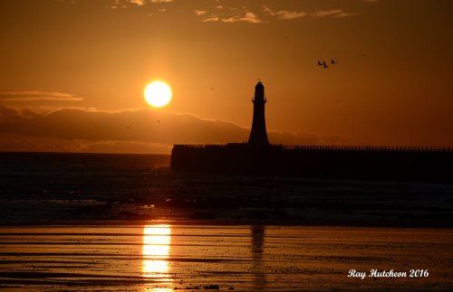 February Sunrise At Roker