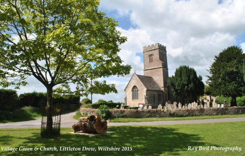 Village Green & Church, Littleton Drew, Wiltshire 2015