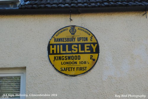 Old A.A Sign, Hillesley, Gloucestershire 2014
