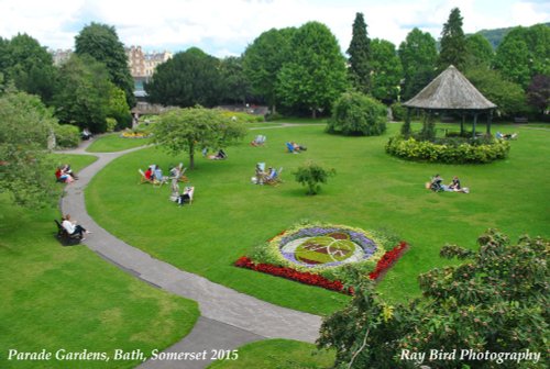 Parade Gardens, Bath, Somerset 2015