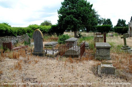 Churchyard of St Arild, Oldbury on the Hill, Didmarton, Gloucestershire 2014
