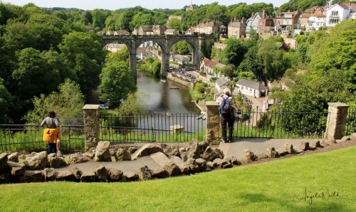 View of the river nibb and viaduct knaresborough