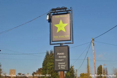 The Star Inn Sign, The Street, Hullavington, Wiltshire 2015