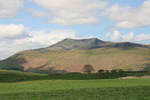 Blencathra Mountain in the Northern Fells, Lake District