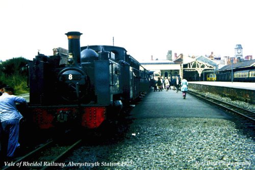 Vale of Rheidol Railway, Aberystwyth Station, Ceredigion 1972