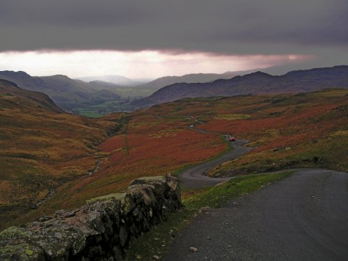 Hardknott on a hard day