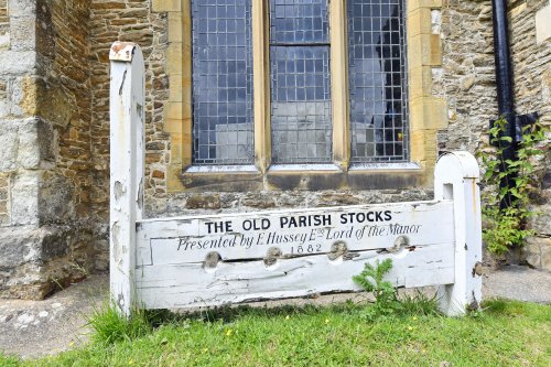 Marden village stocks