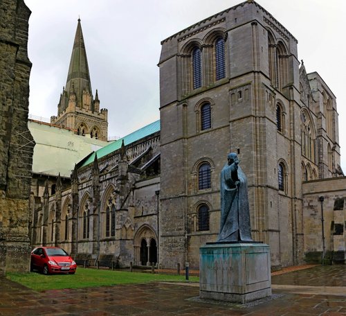 Chichester Cathedral statue