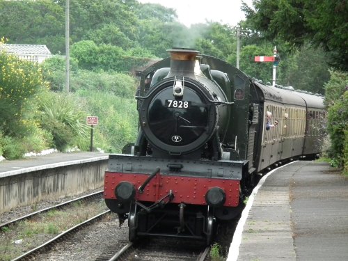 Steam Train, Blue Anchor Station, Somerset