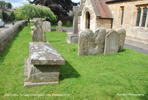 Old Headstones, St Giles Churchyard, Wiltshire 2019