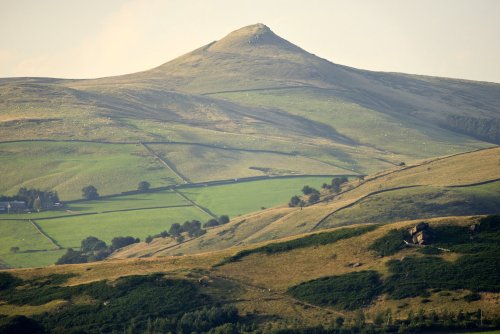 Shutlingsloe Hill in Cheshire from near Swythamley, Staffordshire Moorlands