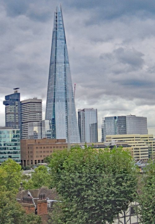 The Shard from the Tower of London