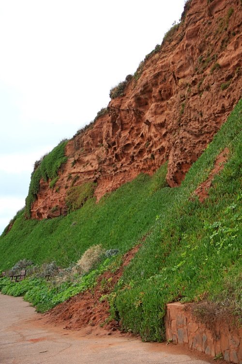 Budleigh erosion