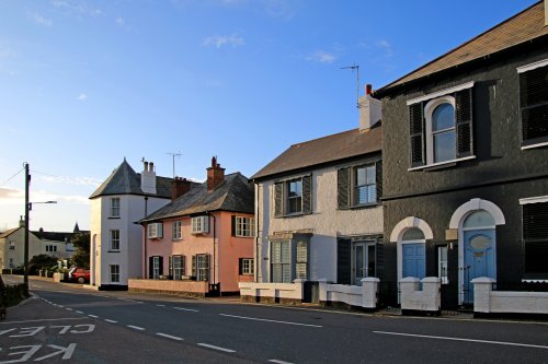 The start of Budleigh's Promenade