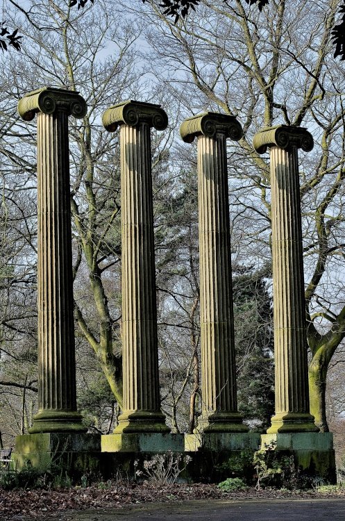 Columns in Locke Park, Barnsley
