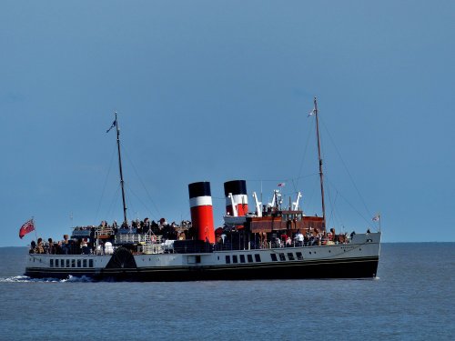 Paddle Steamer Waverley off Clacton-on-Sea