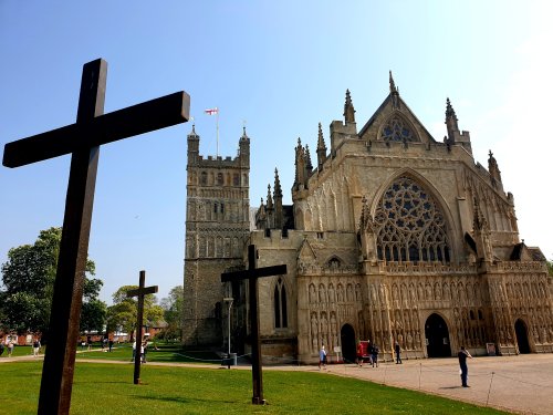 Exeter Cathedral main entrance