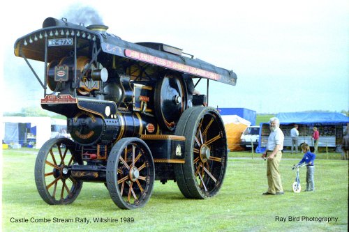 Castle Combe Steam Rally, Wiltshire 1989