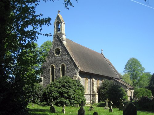 The picturesque Church of St. John the Baptist, Kidmore End