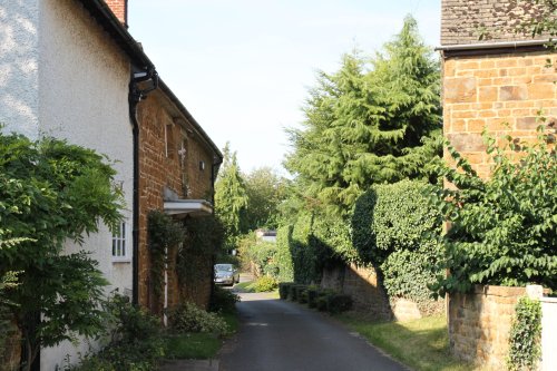 Local ironstone cottages in Bloxham