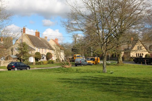 One of the village greens at Kirtlington
