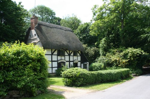 A period timber framed cottage in Woolstone