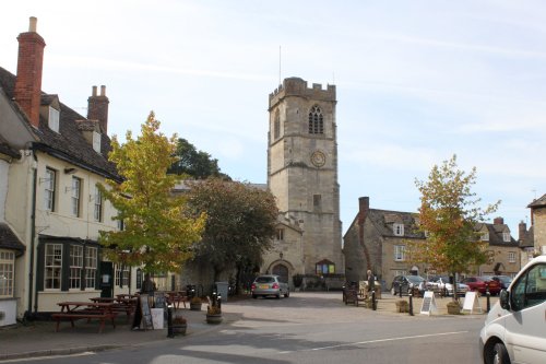 St. Leonard's Church and The Square, Eynsham