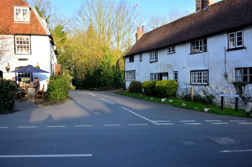 The Old Mill Cottages Opposite the Dolphin Pub in Betchworth
