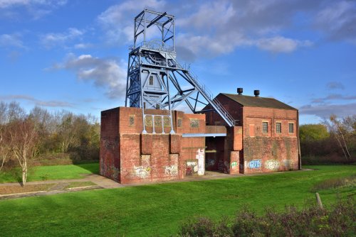 Barnsley Main Pit Head and Winding Gear, Now Grade II Listed.