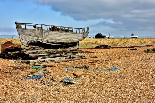 Another Derelict Boat at Dungeness
