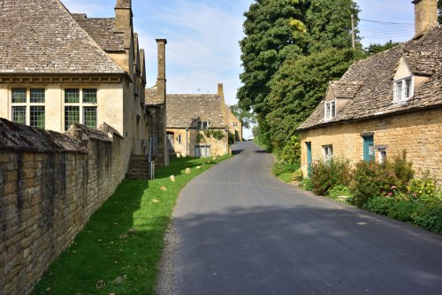 View Up Snowshill Road from the Village