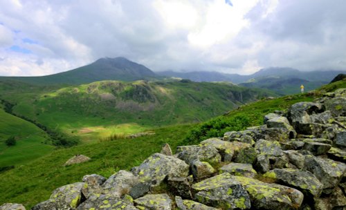 Admiring the View to Scafell Pike in the Lake District