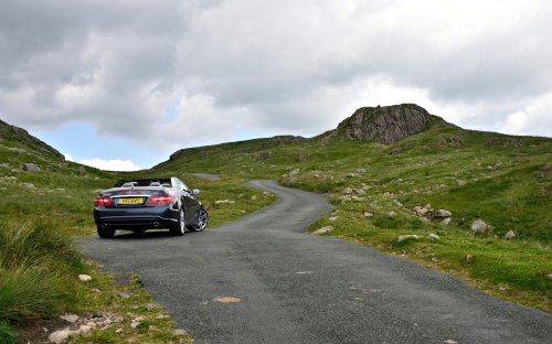 Driving to the Top of Hardknott Pass