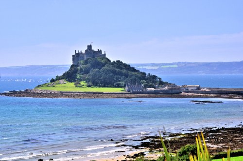 St Michael's Mount, the Island Castle Viewed From Marazion