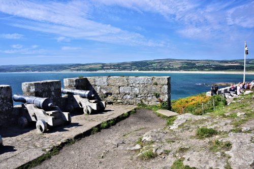 Cannons Pointing in Every Direction From Strategic Emplacements on the Island.