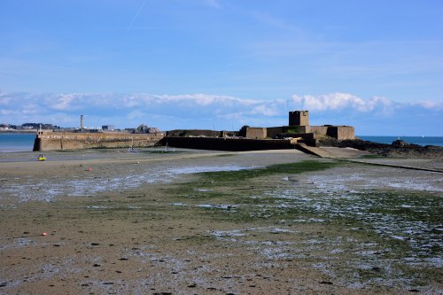 St Aubin's Fort, Accessible at Low Tide