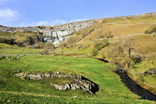First View of Malham Cove