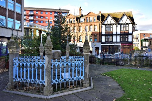 Next to Kingston's Guildhall is the Coronation Stone that the city is named for. It is Believed that 7 Anglo Saxon Kings were Cr