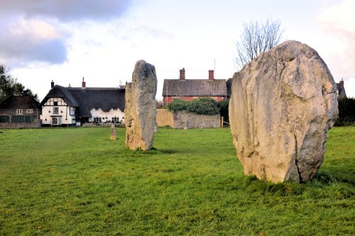 Avebury Henge & Village View