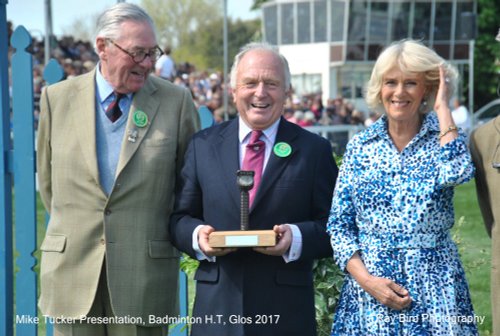 BBC Commentator Presentation by Duchess of Cornwall, Badminton Horse Trials 2017