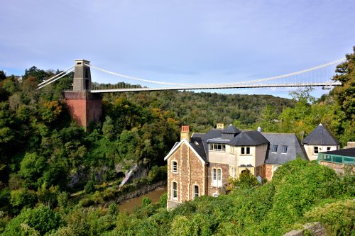 The Clifton Suspension Bridge as Seen from the White Lion Viewing Terrace