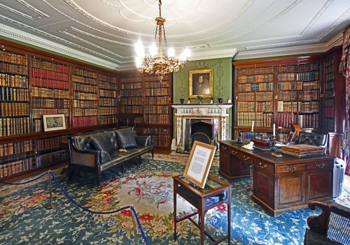 Hughenden Manor library room