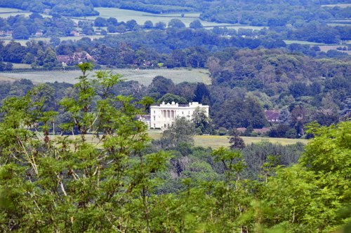 Burton Park Mansion from Duncton Viewpoint