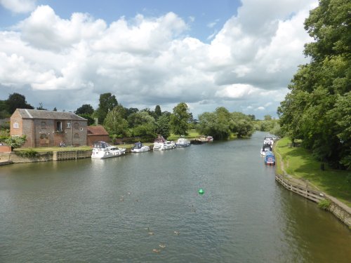 View of the River Thames from the Bridge at Wallingford, Cambridgeshire