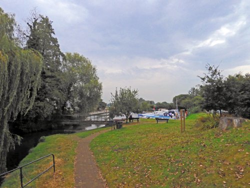 Loddon Marina in the River Chet