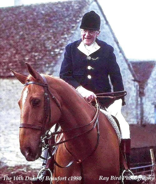 The 10th Duke of Beaufort c1980