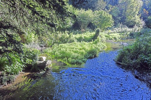 The River Darent at Lullingstone Castle Garden
