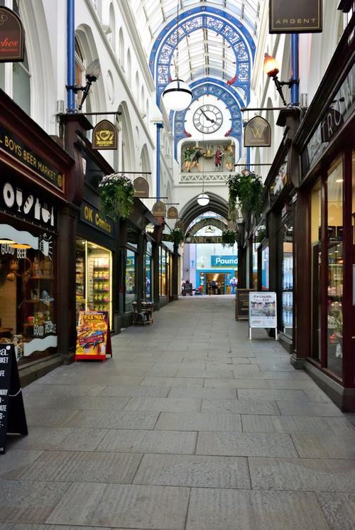 Thornton's Arcade in Leeds City Centre