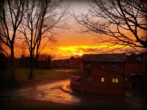 Sunset Over Royton