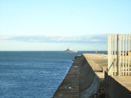 HMS Endevour at Teesmouth